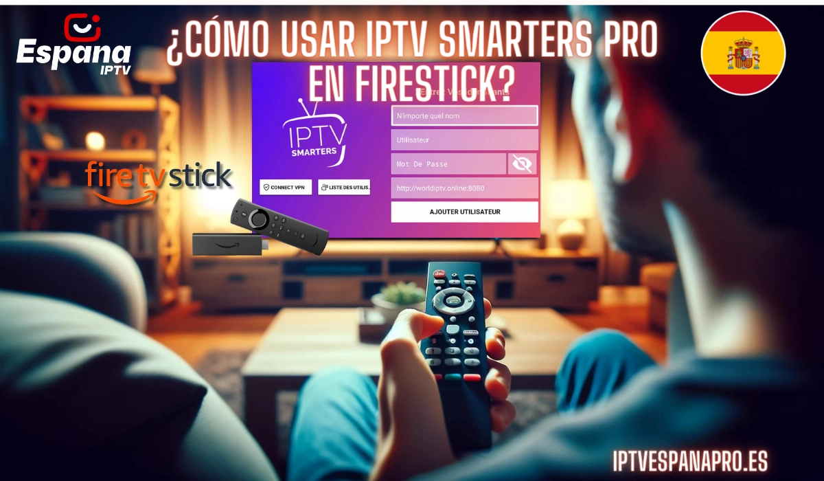 El mejor proveedor de suscripción IPTV España usando IPTV Smarters Pro en Firestick 2024.